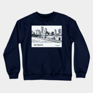 Detroit - Michigan Crewneck Sweatshirt